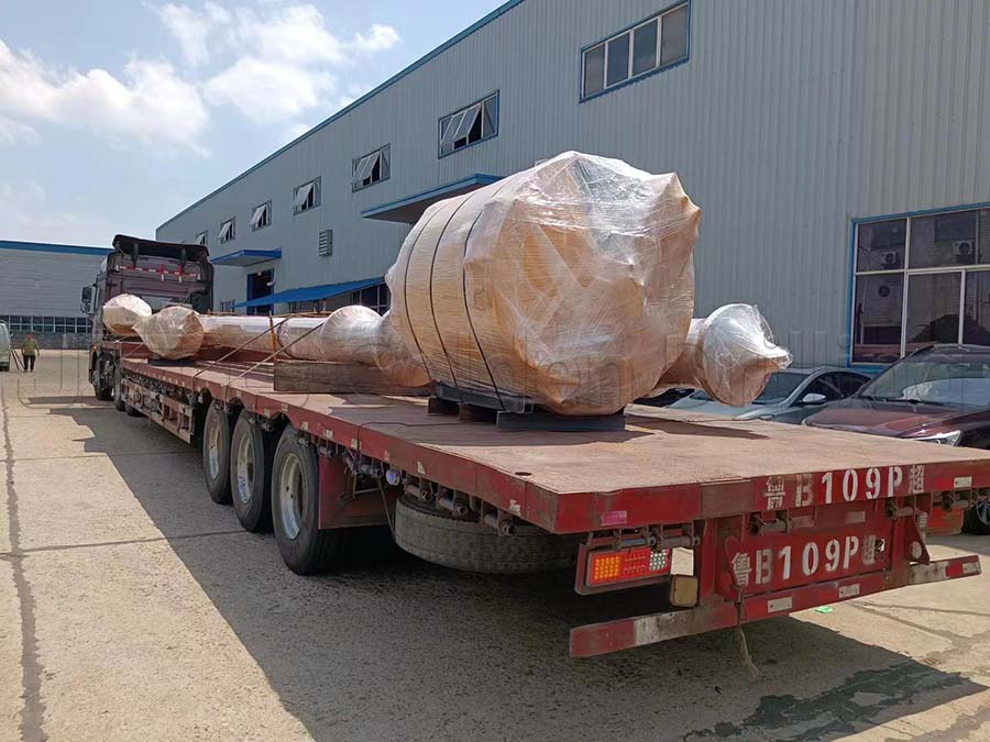 Part shipment delivery for rotary rock drilling bucket and kelly bars
