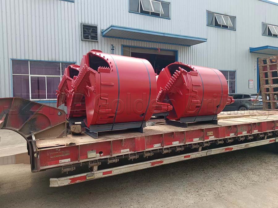 Special OEM order for Rock Drilling Bucket with drilling diameter 1300mm