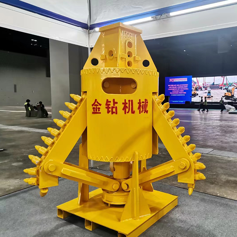 Belling Bucket for cutting borehole wall pile driving and expand piles bottom