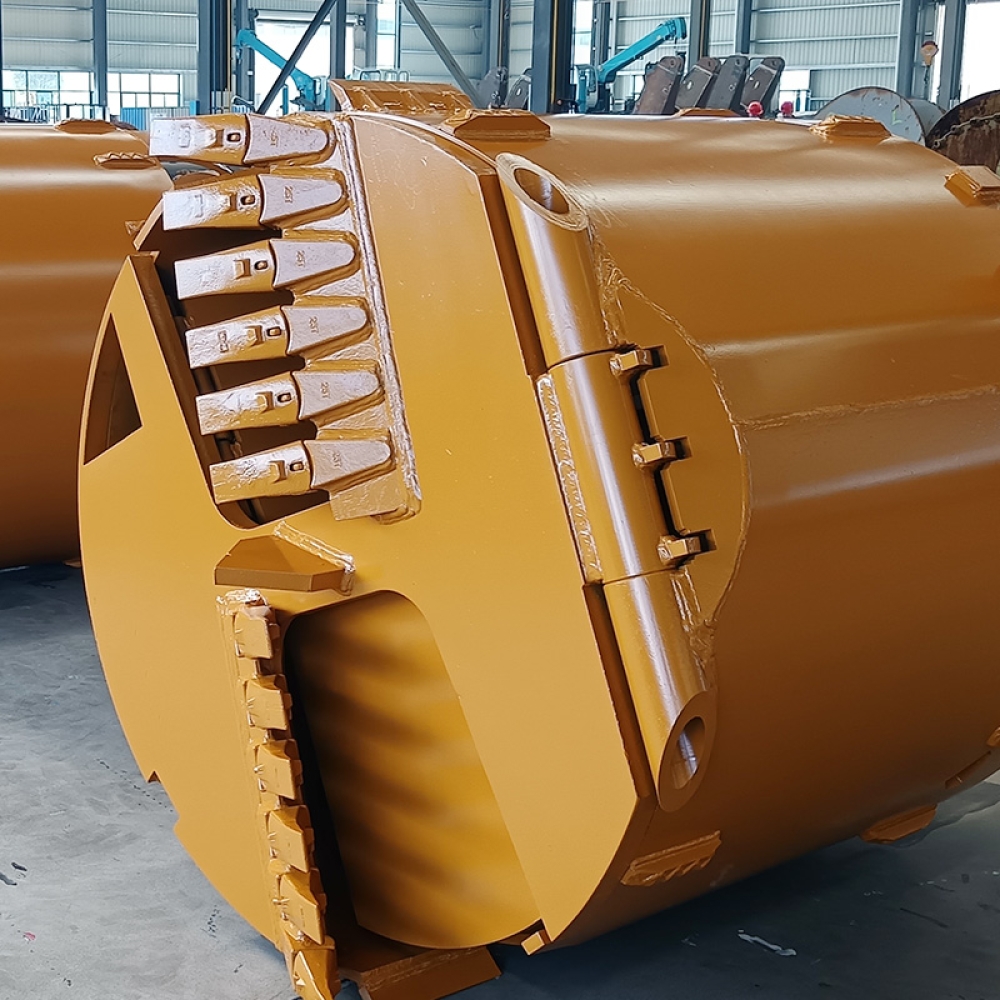 Customized Clay Soil Drilling Bucket for water-bearing cohesive & non-cohesive soils