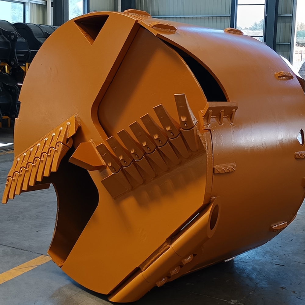 Customized Clay Soil Drilling Bucket for water-bearing cohesive & non-cohesive soils